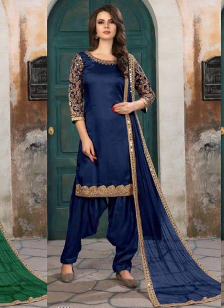 Blue Colour AANAYA 48000 Fancy Latest Festive Wear Designer Salwar Suit Collection 48003